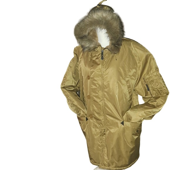 NEW! XL Unisex CopperGold MIL-TEC Military Grade Jacket for ARTIC COLD ELEMENTS - Picture 1 of 8